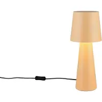 TRIO -Leuchten: Lámpara de mesa NUBIAN, 16x40 cm, color beige. Lámpara de mesa con sistema de sujeción
