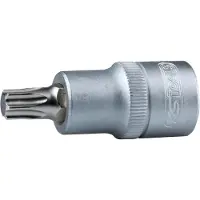 Ks Tools 911.1361, Llave de vaso, 1/2", sistema imperial, 1 boca, T20, acero cromo vanadio