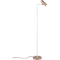 TRIO Lámpara de pie Marley, modelo 412400165, casquillo GU10, sin módulo LED, IP20, color café
