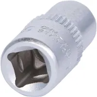 Ks Tools 917.1407, Llave de vaso, 1/4", métrica, 1 cabeza, 7 mm, acero cromo vanadio