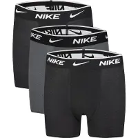 Nike Calzoncillo gris oscuro / negro / blanco