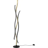 TRIO Lámpara de pie LED BLAZE, color dorado, marca , modelo 441210308