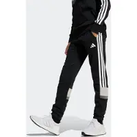 Adidas Pantalón deportivo 'SEASONAL ESSENTIALS TIBERIO 3 STRIPES FLEECE' gris / gris claro / negro / blanco