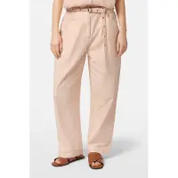 Scotch & Soda Aster High Rise Wide Leg Cotton Pant Powdered Peach Talla: L/32 | Pantalones Outlet | Mujer | Naranja