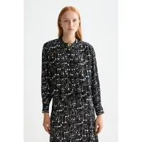 Scotch & Soda Printed Pintuck Shirt Moon Gardening Talla: 36 | Vestidos Maxi Outlet | Mujer