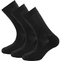 Devold - Daily Merino Medium Sock 3-Pack - Calcetines multifuncionales size 41-46, negro