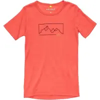 Devold - Kid's Active Outline Tee - Camiseta de merino size 92, cayenne