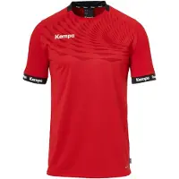 Kempa Camiseta funcional rojo / negro / blanco