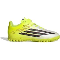 Adidas adidasZapatilla de fútbol con cierre autoadherente F50 CLUB moqueta 38 Team Solar Yellow 2 / Core Black / Lucid Red Niño