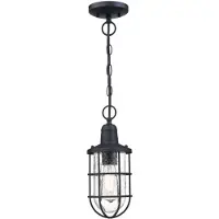 WESTINGHOUSE Crestview, Lámpara de techo para exteriores, Negra, IP44, Ideal para fachadas y terrazas, Flexible, Modelo clásico