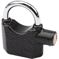 Olympia Candado S 100 con función de alarma, equipado con un sensor de vibración integrado de 100 dB