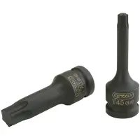 Ks Tools 911.0922, Llave de vaso, 1/2", métrica, 1 cabeza, T80, acero cromo-molibdeno