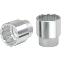 Ks Tools , llave de vaso de 3/4", de 12 caras, corta, 54 mm (911.4122)
