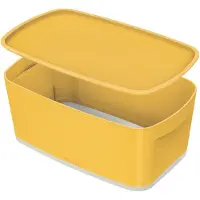 Leitz 52670019, Caja de almacenamiento, Amarilla, Rectangular, Plástico, Unicolor, Amarilla