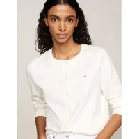 Tommy Hilfiger Cárdigan 'Fine' blanco