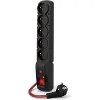 Acar F5 POWER, 5 tomas de corriente AC / 5 enchufes, tipo C, 230 V, 50 Hz, 3680 W, 16 A