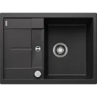 BLANCO METRA 45 S Compact, mueble con lavabo, Silgranit, color antracita, reversible, 45 cm, fabricado en Alemania