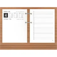 Zettler Kalender Zettler 660914: Estructura para calendario sin bloc, 24 x 18,5 cm, madera de haya clara