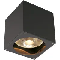 SLV BIG THEO WALL OUT: Lámpara de pared, rectangular, color antracita, modelo ES111, máx. 75W
