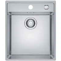 Franke Fregadero de acero inoxidable empotrado Maris, modelo MRX 210-40 A, con mando giratorio de acero inoxidable, a partir de 45 cm. Código: 127.0537.586.