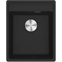 Franke Fregadero modelo 114.0658.254, línea MARIS MRG, tamaño 610-37, color negro mate