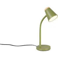 TRIO Lámpara de mesa LED REALITY PONGO, modelo R55831115, 4,5W, 500 lúmenes, 3000K, color verde