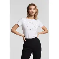 Karl Lagerfeld Karl Rs T-shirt White Talla: M | Camisetas de Seda Outlet | Mujer | Blanco