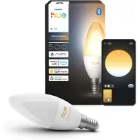 Philips Hue White Ambiance Vela B39 - Bombilla Led Inteligente E14