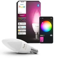 Philips Hue White & Color Ambiance Vela B39 - Bombilla Led Inteligente E14