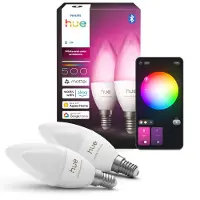 Philips Hue White & Color Ambiance Vela B39 - Bombilla Led Inteligente E14