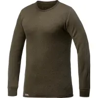 Woolpower - Crewneck 200 - Camiseta de manga larga size L, oliva