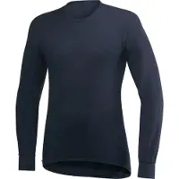 Woolpower - Crewneck 200 - Camiseta de manga larga size L, azul