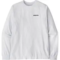 Patagonia - L/S P-6 Logo Responsibili-Tee - Camiseta de manga larga size L, gris