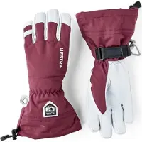 Hestra - Army Leather Heli Ski 5 Finger - Guantes size 6, multicolor