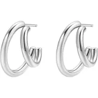 Hey Happiness Pendientes 'Doppel' plata