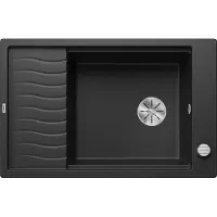 BLANCO ELON XL 6 S, de Silgranit PuraDur, color antracita, reversible, con sistema de desagüe con mando, e incluye accesorios