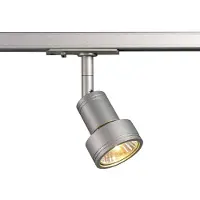 GGM Moebel International Faro para vías, modelo Puri, monofásico, 50 W, color plateado