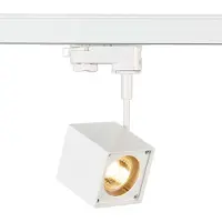 SLV 152321. Lámpara empotrada "ALTRA DICE", rectangular, de color blanco. Portalámparas GU10, máximo 50W. Incluye adaptador de 3 polos
