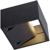 SLV 232105 LOGS WALL: Lámpara de pared rectangular, color antracita, 6W, LED, luz blanca cálida
