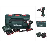 Metabo BS 18 LTX BL I Taladro atornillador a batería 18 V 130 Nm + 2x batería 4.0 Ah + cargador + metaBOX