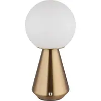 Globo 21029C, de acrílico, metal, IP41, clase III, 1,5 W, LED, 120°