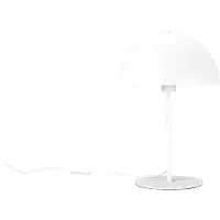TRIO Lámpara de mesa Nola, casquillo E27, diámetro 30 cm, color blanco mate