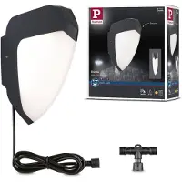 Paulmann Park + Light: Lámpara de pared exterior LED Ikosea