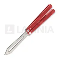 Flytanium Navaja mariposa de entrenamiento Zenith Trainer 2.0 - Lava Red / Stonewash