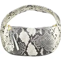 FELIPA Bolso de mano gris / negro / blanco