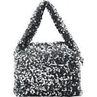 FELIPA Bolso de mano gris oscuro / plata