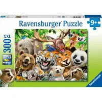Ravensburger Puzle De Selfie Con Animales Exóticos 300 Piezas