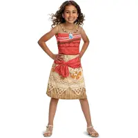 Disney Princess Disfraz De Niña Disney Moana Vaiana Classic