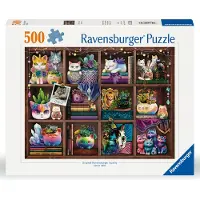 Ravensburger Puzzle Cubby Cats And Succulents (12000874) 500 Piezas