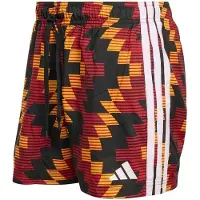 Adidas Bermudas 'Football-Inspired Graphic Swim Shorts' amarillo / rojo / negro